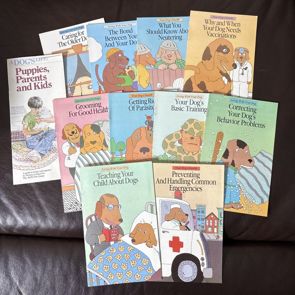 Vintage 1983/1984‎ Pet Information Dog Pamphlets
